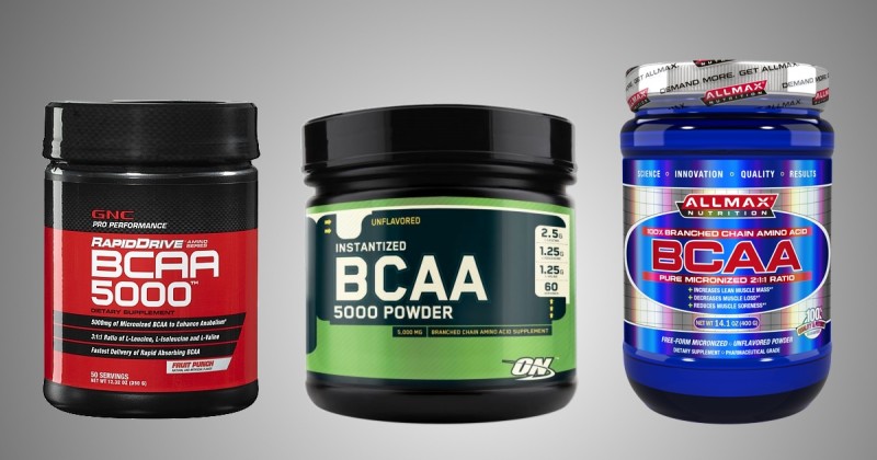 GNC, ON and Allmax BCAAs