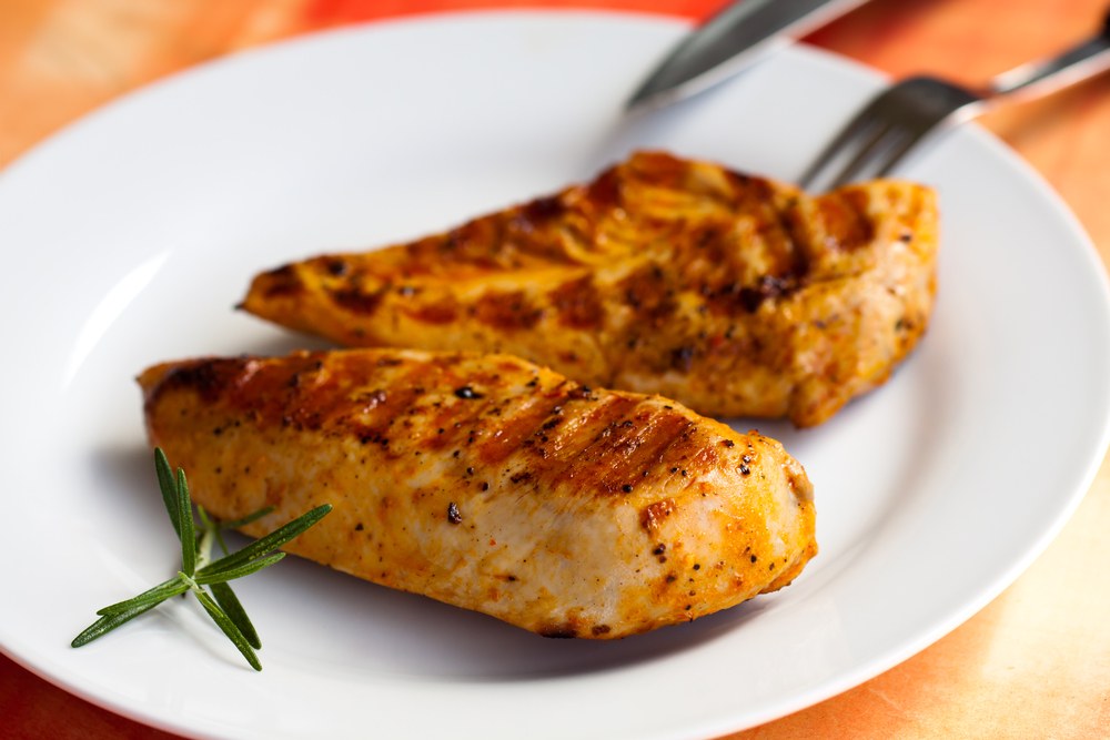 Roasted chicken breasts